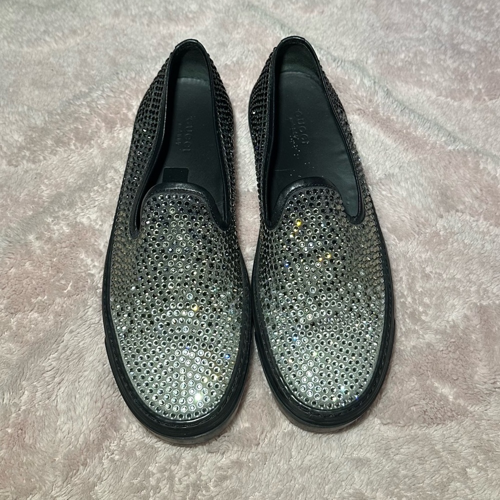 Gucci 370506 Crystal Slip On Size 39 - Picture 1 of 12